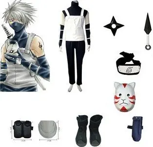 

Anime Naruto Cosplay - Naruto cosplay Anbu Bundle Big Promotional Package Cosplay Costume Set Freeshipping