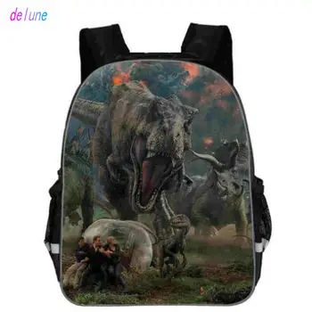 

16 inch dinosaur Animal Printing Backpack For Kids Jurassic World Fallen Kingdom Bags Girls Boys Children School skylanders bag