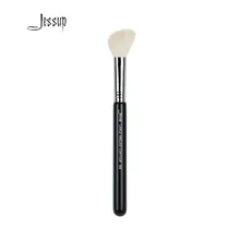 Jessup 1 шт., набор синтетических накладных волос деревянная ручка Кисть для лица для профессионалов и начинающих Большой Угловой контур одинарная Кисть для макияжа 168