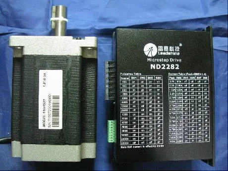 

Leadshine CNC Stepper motor Drive Kit 2 phase 1.8 Degree 6A 20NM NEMA42 110mm 90-220VAC 110HS20+ND2282