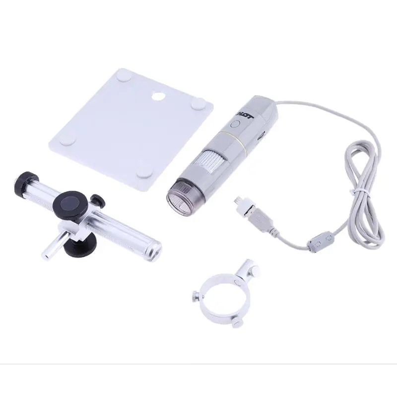 Portable 500x Polarized Light USB Microscope 5.0MP Digital Video Camera with 8LED for Semiconductor Testing