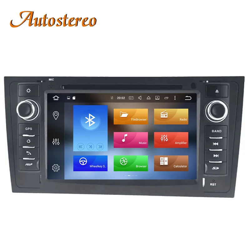 Best Android 9.0 PX5/PX6 Car DVD player GPS navigation For AUDI A6 1997-2005 head unit multimedia player Auto radio tape recorder 12