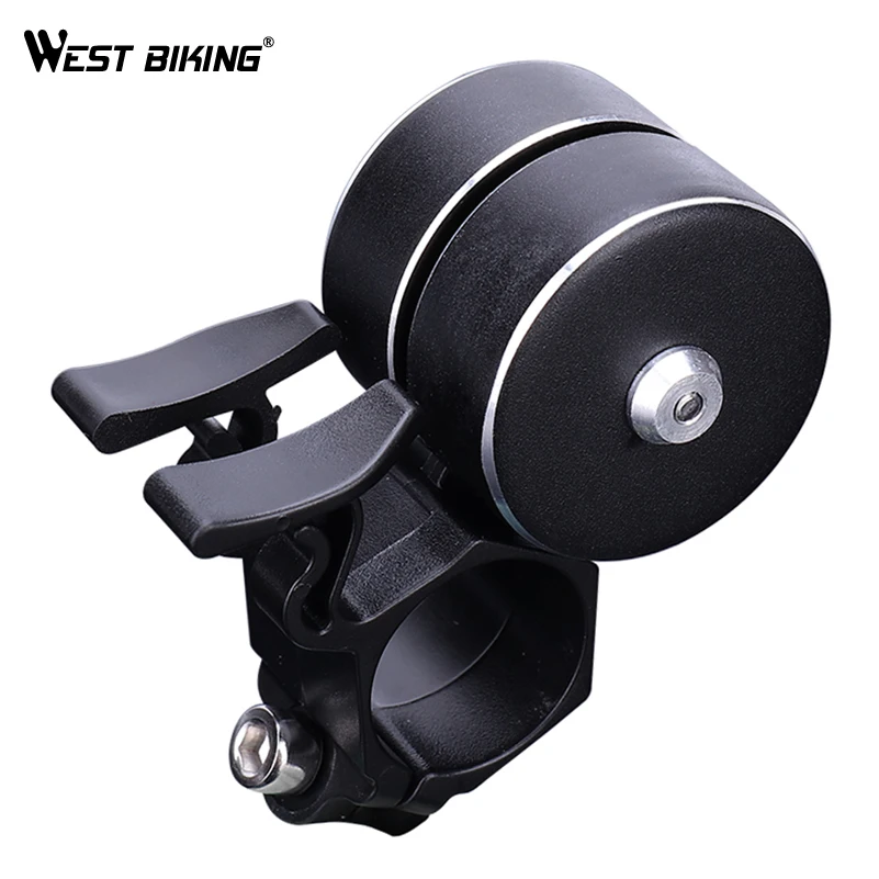 

WEST BIKING Horn Bicycle Bell MTB Road Bike Handlebar Retro Speakers Ring Horn Sound Alarm Safety Bell Cycling Accessories