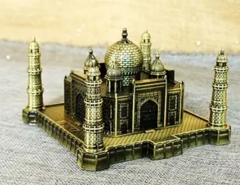 

Set Exclusive Indian taj mahal metal crafts world landmark building model alloy large room world famous landmark