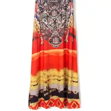 Для женщин Gypsy Boho Племенной цветочный юбка Макси Лето Низ Высокая Талия пляжное длинное Повседневное Юбки для женщин