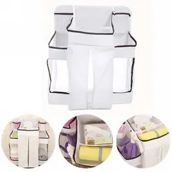 Детская кроватка кровать органайзер для кроватки новые детские комнаты висячая сумка для хранения игрушка карман для пеленок