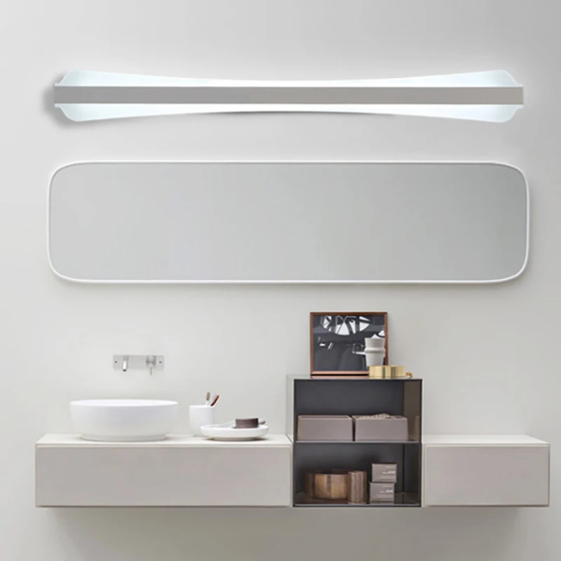 

Modern LED Mirror Lights 0.4M~1.2M wall lamp Bathroom bedroom headboard wall sconce lampe deco Anti-fog espelho banheiro