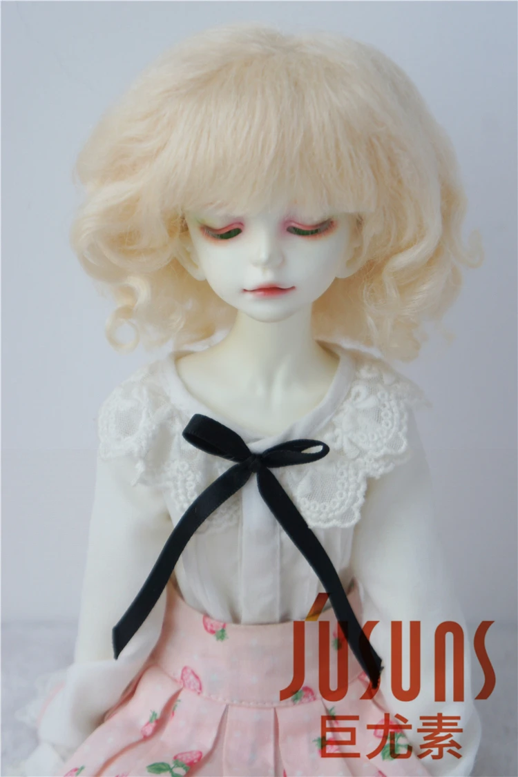 JD012 1/6 1/4 модный курчавый bjd парик мохера Размер 6-7 дюймов 7-8 дюймов bjd волосы YOSD MSD куклы аксессуары