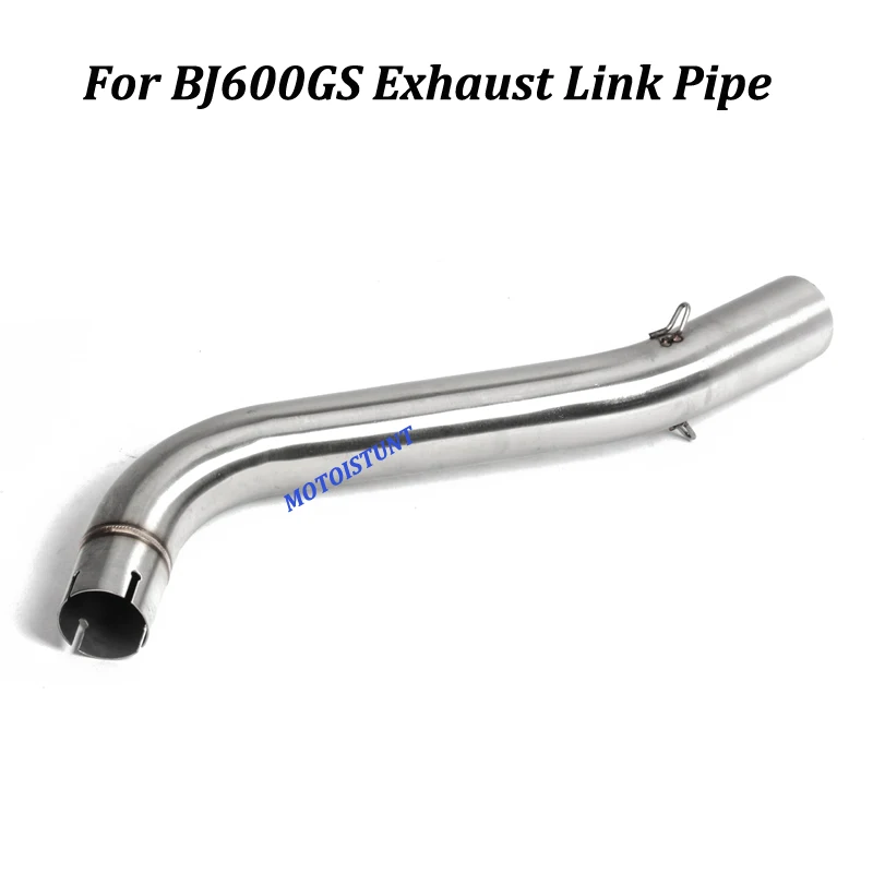 

For Benelli BJ600GS Motorcycle Exhaust Modified Connection Middle Link Pipe With Stainless steel Slip on