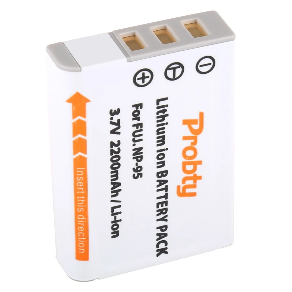 Probty 1Pcs Np-95 Np95 Db-90 Batteria Per Fujifilm X30 X100 X100S X100T X-S1 Finepix F30 Finepix F31 Fd F31F Reale 3D W1