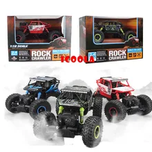 Радиоуправляемая машина 4WD 2,4 GHz альпинистская машина 4x4 двойные двигатели Bigfoot автомобиль пульт дистанционного управления модель внедорожника игрушка