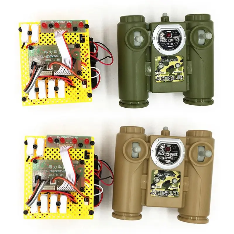 

New Hot Sale 2.4G 30 Meter 6CH Remote Control and Receiver Board 12v for Robot Tank Car