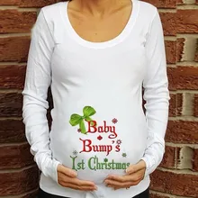 New item Women Family  T Shirt Women Long Sleeve Blusas Christmas Baby For Maternity T-Shirt Nev22