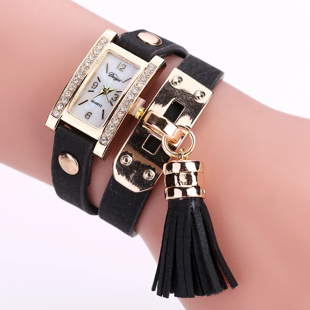 Fashion Brand Duoya Women Casual Rectangle Analog Quartz Women Rhinestone Watch Fashion Brand Duoya Women Casual Rectangle Analog Quartz Women Rhinestone Watch