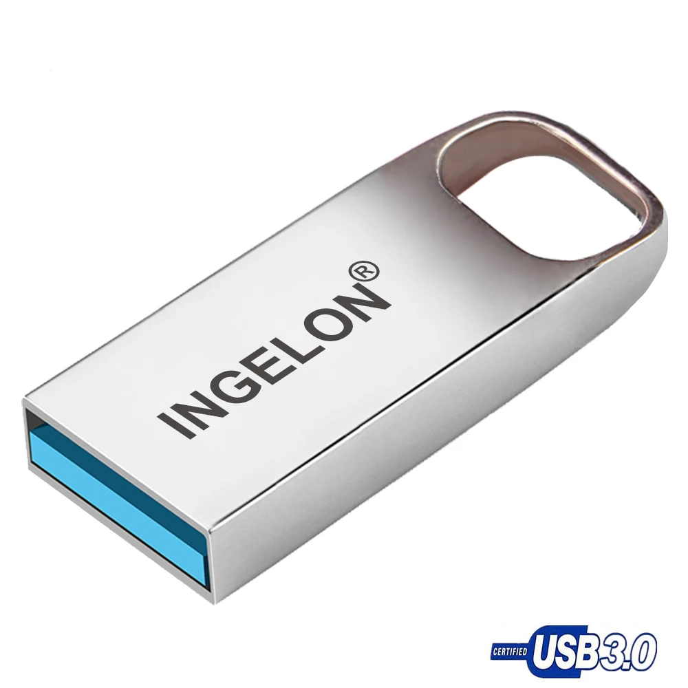 Ingelon usb Pendrive mini Flash Thumb Drive 16GB 32GB 64GB Memoria USB3.0 Metal Personalizado logo DJ USB Stick Cle Disk On Key  (1)