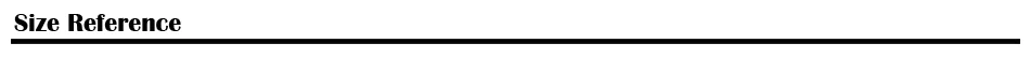 Size Reference 1