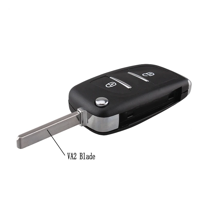 

2Buttons VA2 Blade CE0536 model Remote key shell For Citroen C1 C2 C3 C4 C5 Berlingo Picasso New Style keys