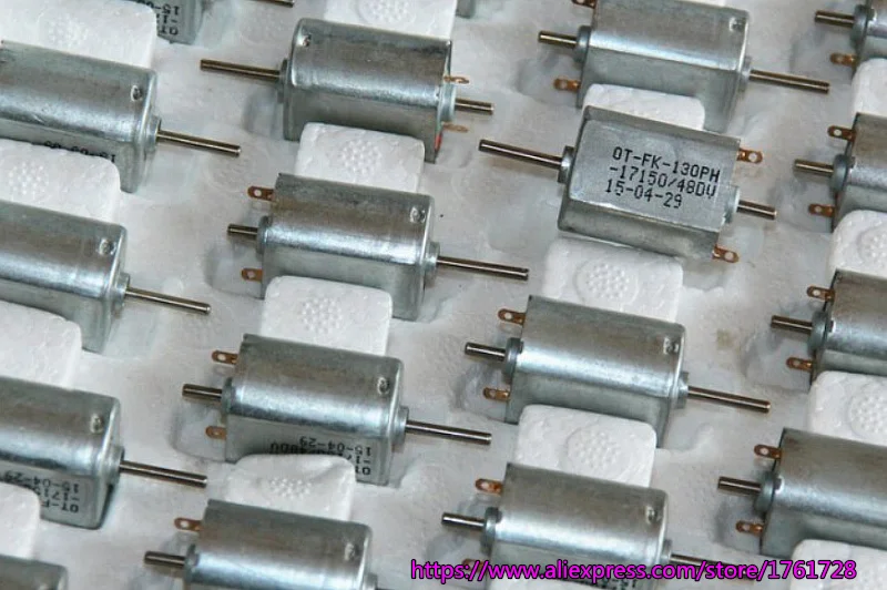 DC 3V 6V 10200RPM Micro FK-130PH Motor Double Dual Shaft Carbon Brush DC Motor DC 3V 6V 10200RPM Micro FK-130PH Motor Double Dual Shaft Carbon Brush DC Motor