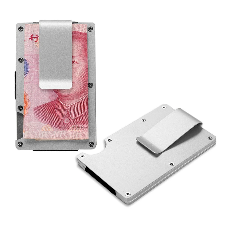 Держатель для кредитных карт из алюминиевого сплава с RFID защитой|credit card id holder|card