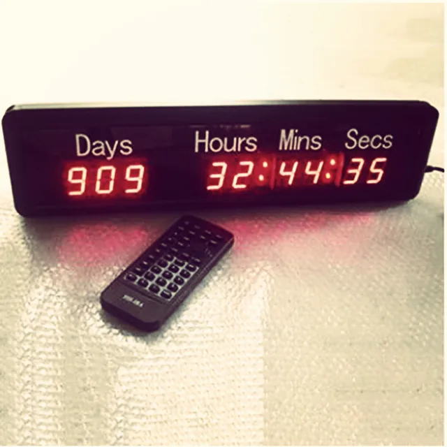 Day Hour Minute Second COUNTDOWN Led Display Digital Electronic Timer