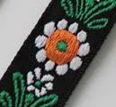 2 ярда 18 мм этнический кран цветок вышитый жаккард ленты отделка DIY для украшения ручной работы одежды Швейные головные уборы - Цвет: a 18mm