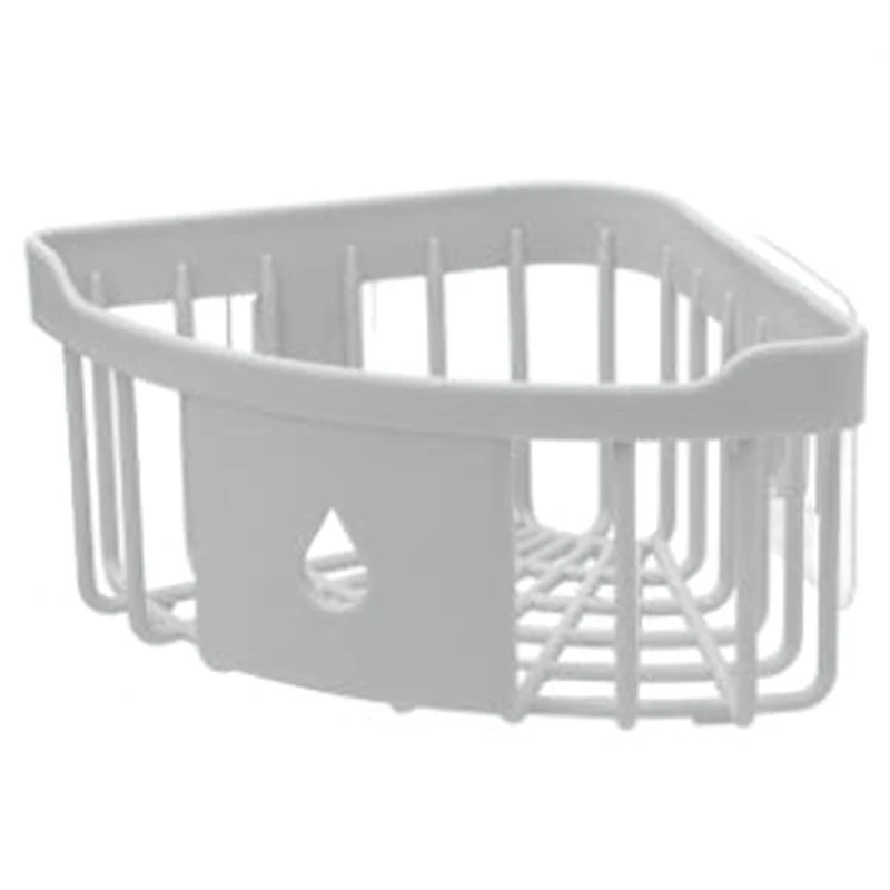 

2Pcs Bathroom Shelf Tripod Powerful Wash Shelf Toilet Storage Rack Bathroom Corner Wall Hanging Locker Kitchen Storage Rack