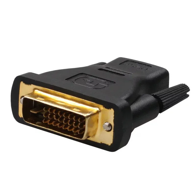 HDMI Женский к DVI мужской конвейер 1080P позолоченный HDMI DVI 24+ 1 кабель-адаптер для HDTV компьютерного проектора