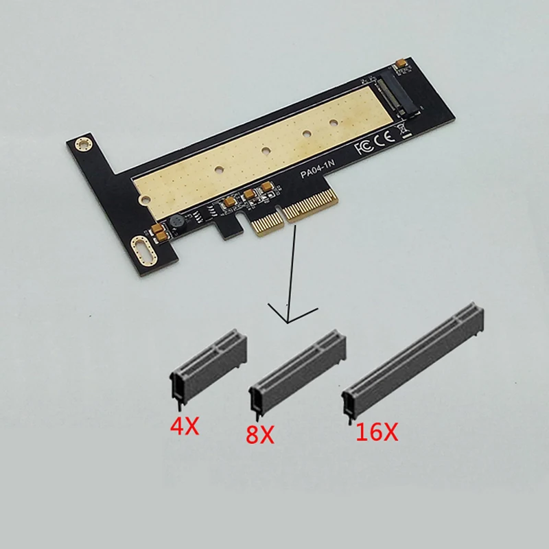 Полная скорость M.2 NVMe SSD NGFF к PCIE X4 адаптер M ключ интерфейсная карта поддержка PCI