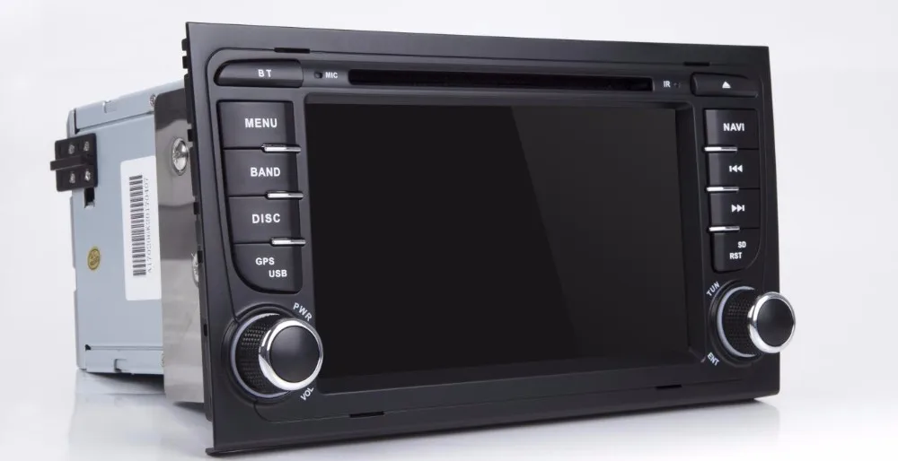 Cheap 2018 7" Octa 8 Core 32GB Android 8.0 Car DVD Player 2 din for Audi A4/S4(2003-2013) with TPMS/OBD2/4G/DAB+/ Map GPS NAVI 2