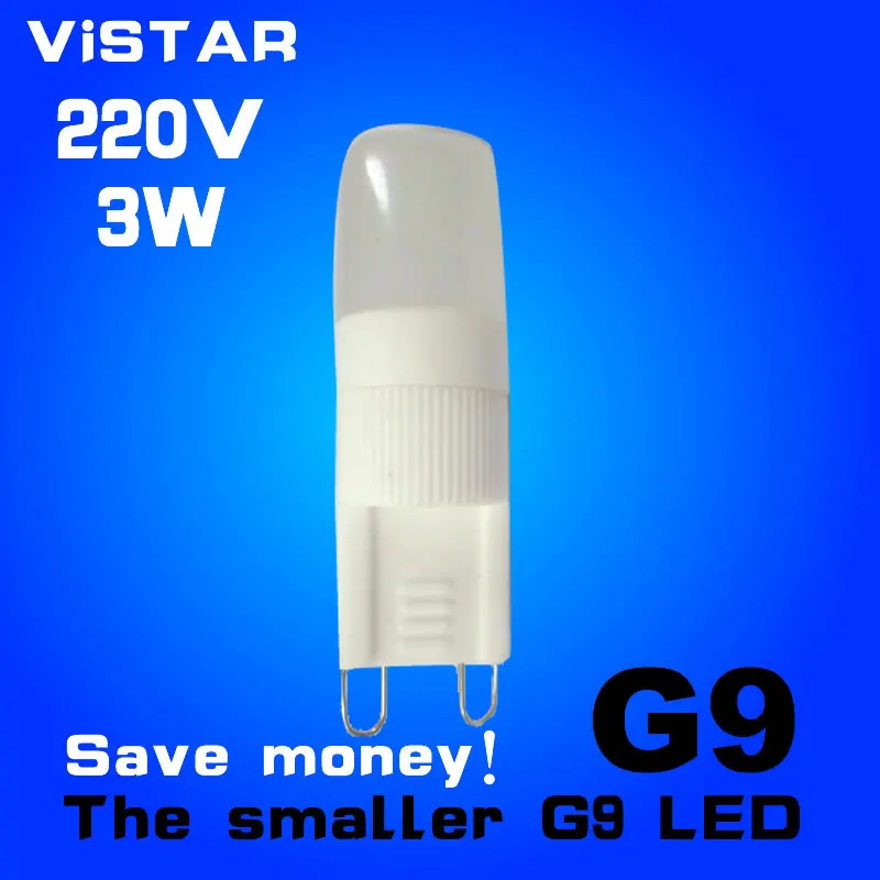 g9 mini dimmable dimmer lamp 3w LED crystal light ac 220v 230v 240v