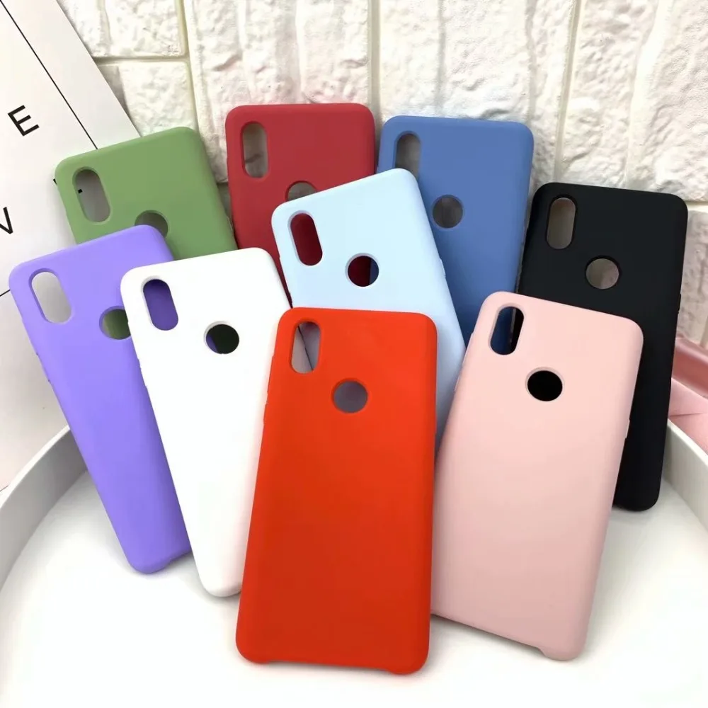 

Liquid Silicone Case For Xiaomi MI9 MI8 SE Lite MI6X A2 MAX3 MIX3 MIX2 MIX2S Note 3 Soft Gel Rubber High quality Back Cover