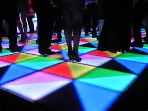 

1x1M LED dance floor sound control dance floor DMX512 strips led lights led dance floor