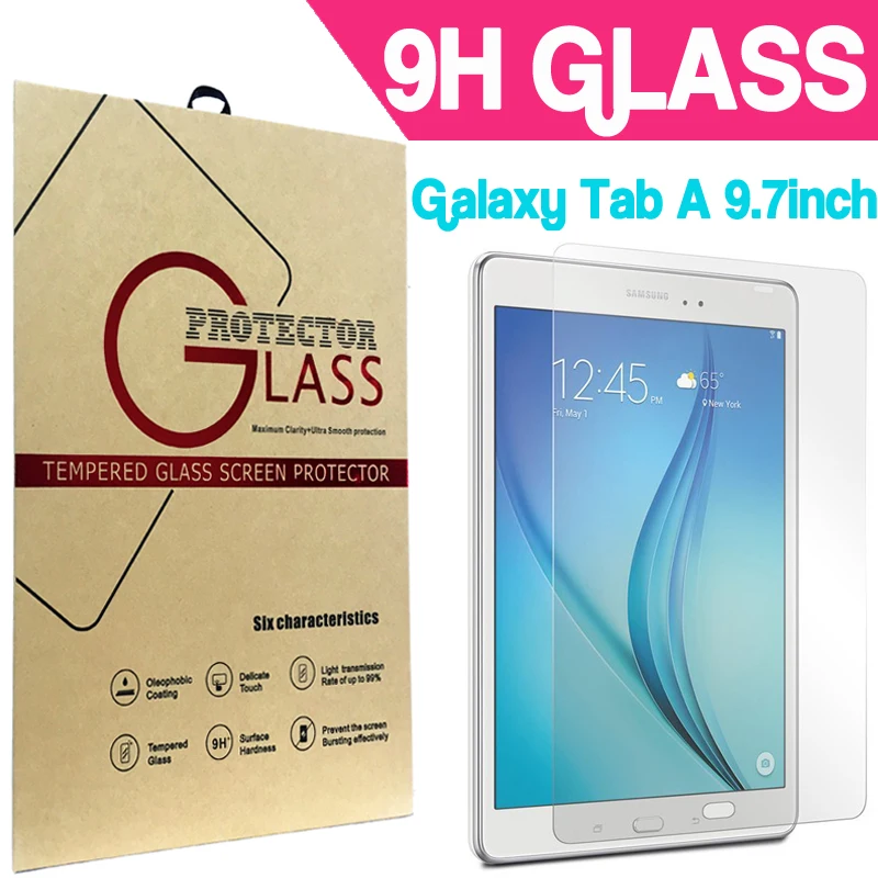 

For Samsung Galaxy TAB A 9.7 T550 T551 T555 Ultrathin Premium Explosion-Proof Tempered Glass Screen Protector W/ Retail Package