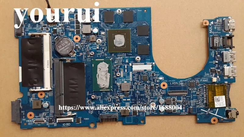 CN-02D5TK 02D5TK 2D5TK для Dell Inspiron 7737 Материнская плата ноутбука DOH70 12309-1 PWB:F53D4 REV:A00 I5-4200U SR170