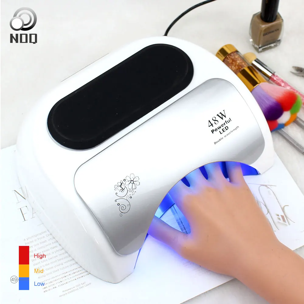 

NOQ 48W CCFL UV LED Nail Light Dryer For Curing Gel Polish Lamp For Nails Manicure Machine Nail Art Salon Equipment