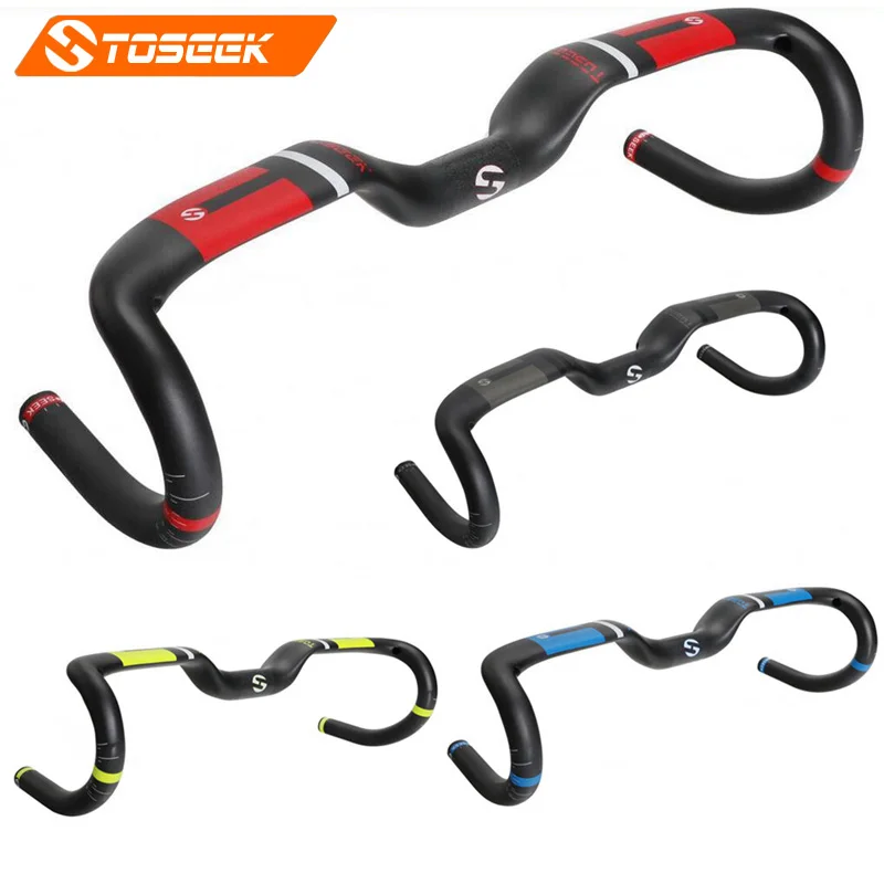 2017 TOSEEK full carbon fiber road bike handlebar bent bar handlebar
