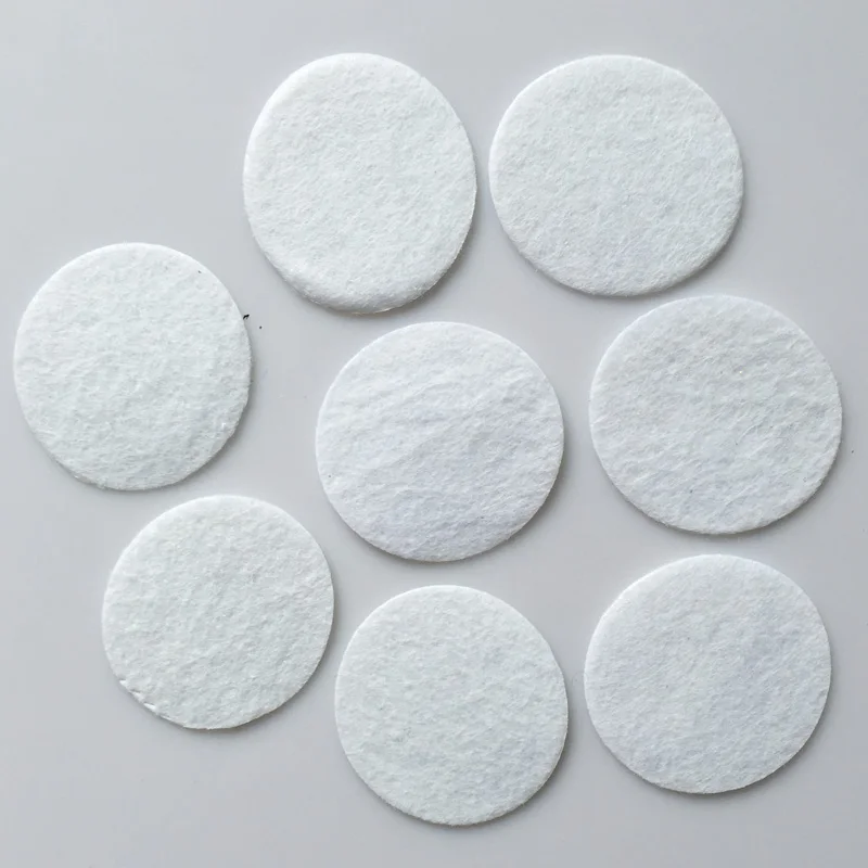 BLACK felt circles 4 cm QTY 100 Round felt patches for hair accessory making
