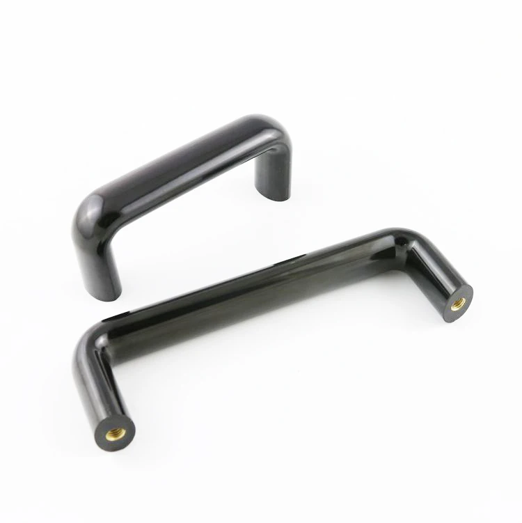 High Quality 2pcs Lot L90 120 180mm 3 5 4 7 7inch Black Bakelite High Quality 2pcs Lot L90 120 180mm 3 5 4 7 7inch Black Bakelite Cabinet Pull Oval U Shape Handle With Copper Insert Thread In Pulls From Home