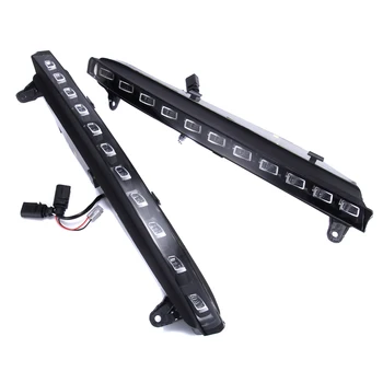 

1 Pair Daytime Running LED Lights Lamp DC 12V High Brightness Waterproof For Audi Q7 Car M8617