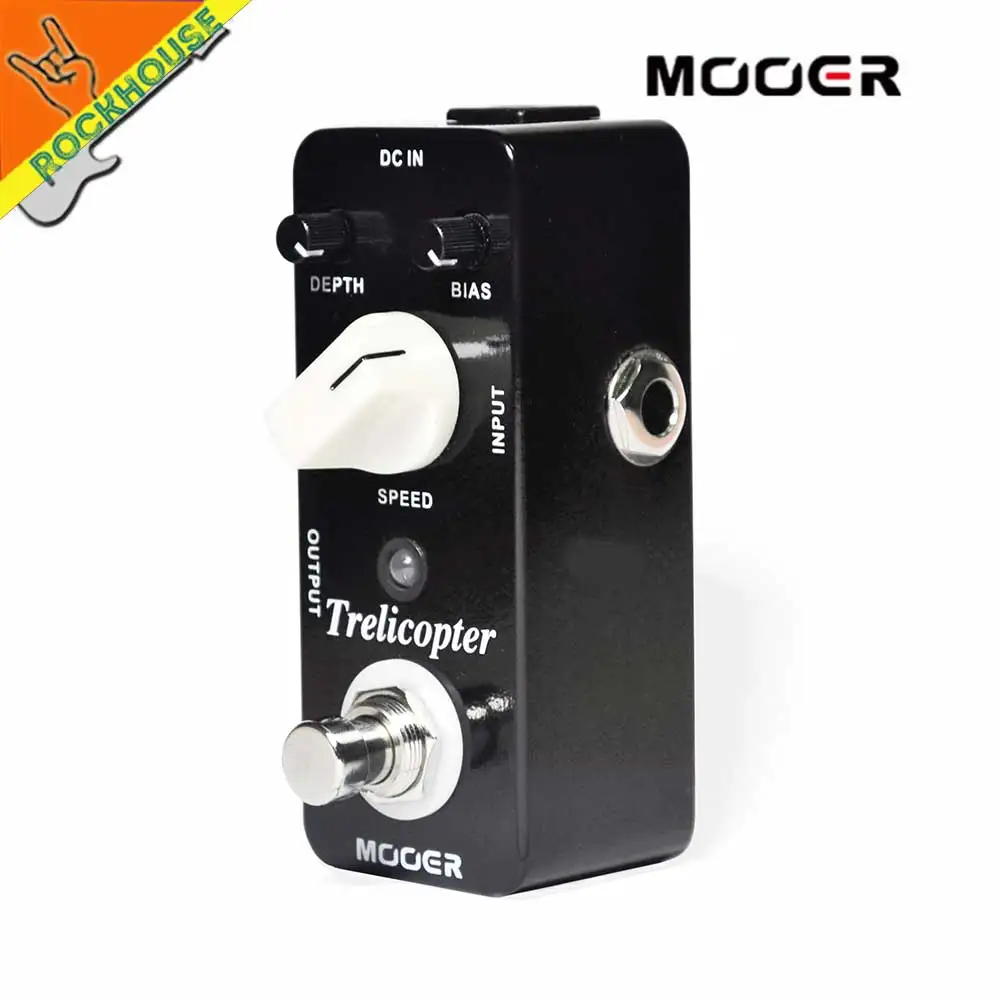 MOOER Trelicopter Tremolo Guitar Pedal Classic optical Tremolo Speeds and Depths adjustable Ture Bypass Free Shipping