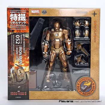 

SCI-FI Revoltech Series NO. 052 Iron Man Mark XXI MK 21 PVC Action Figure Collectible Model Toy HRFG515