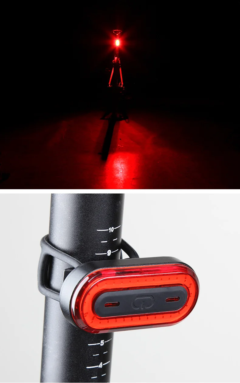 USB Перезаряжаемый велосипедный задний светильник велосипедный светодиодный задний светильник задний фонарь для велосипеда знак складной велосипед аксессуары светодиодный светильник для велосипеда