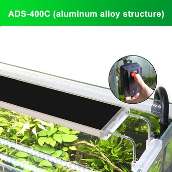 

220v ADE Series Slim Aquarium LED Lighting 12-24W LED Overhead Aquarium Fish Tank Water Plant for Fish Grow Lighting 6500-7500K