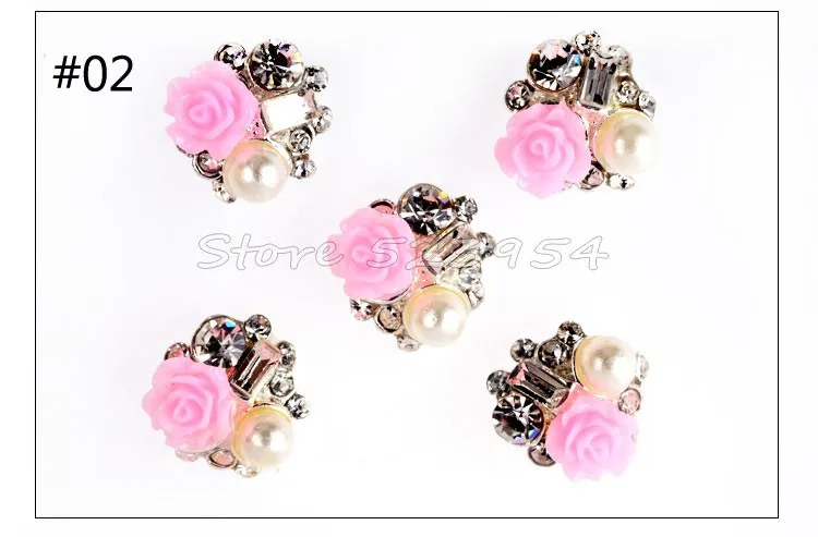 nail art decorations flowers