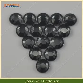 

SS30 Black Diamond wholesale Loose Korean rhinestone 50 Gross /bag FlatBlack crystal rhinestone glass hotfix for dress