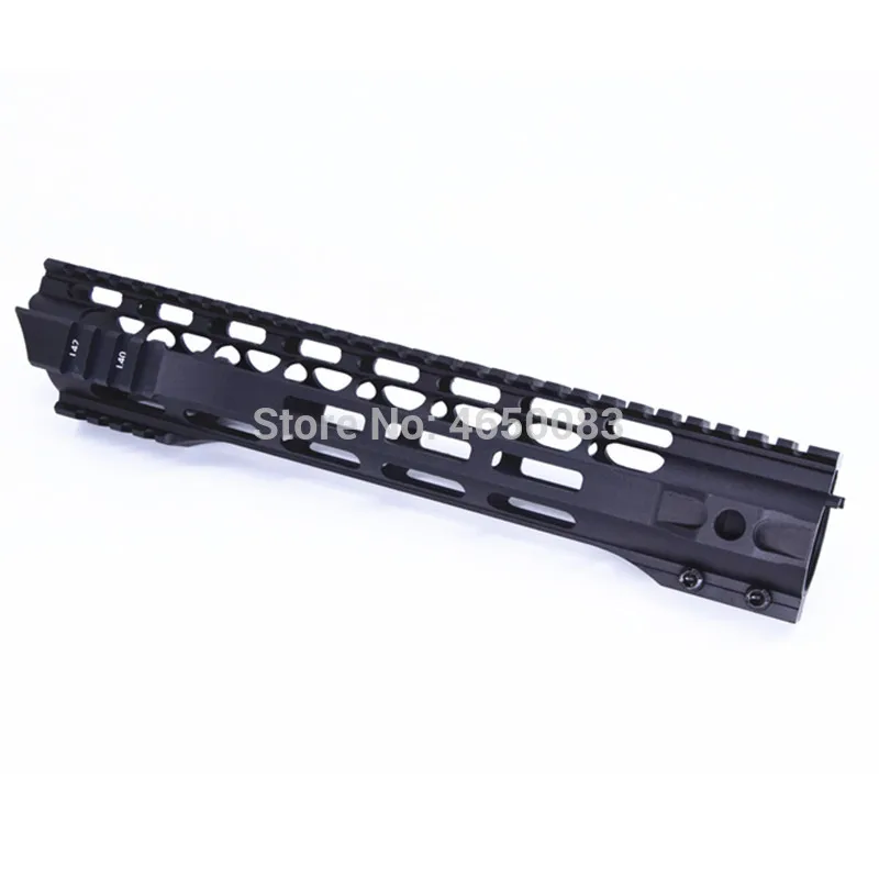 1" дюймовый MLOK mlok трубчатое цевье Super Slim ar 15 Handguard Quad Rail для M4 M16 с бочковой гайкой