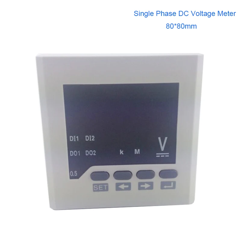 

Free shipping ! Hot Sell Single Phase DC Voltage Meter,Digital LED Display Voltmeter, LED Voltage intrustment DC V Meter 80*80mm