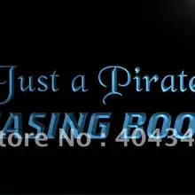 LK640-просто Pirate погоне добыча бар светодиодный знак неонового света