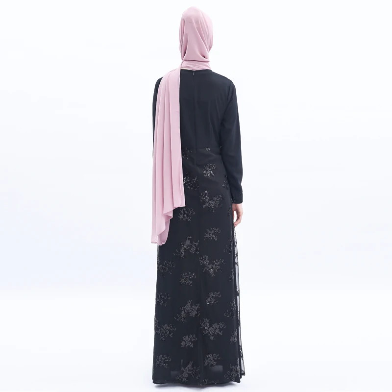 Блесток кисточкой абайя Дубайский Мусульманский платье хиджаб абайя s женский Восточный халат Исламская одежда турецкие платья Кафтан