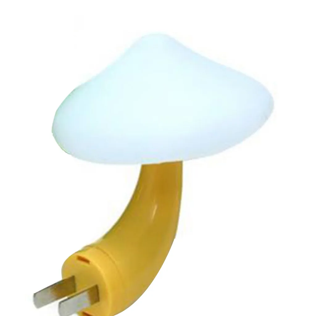 Colorful Energy Saving Mushroom LED Night Light Sensor Control Lamp Bedside Wall#20 71